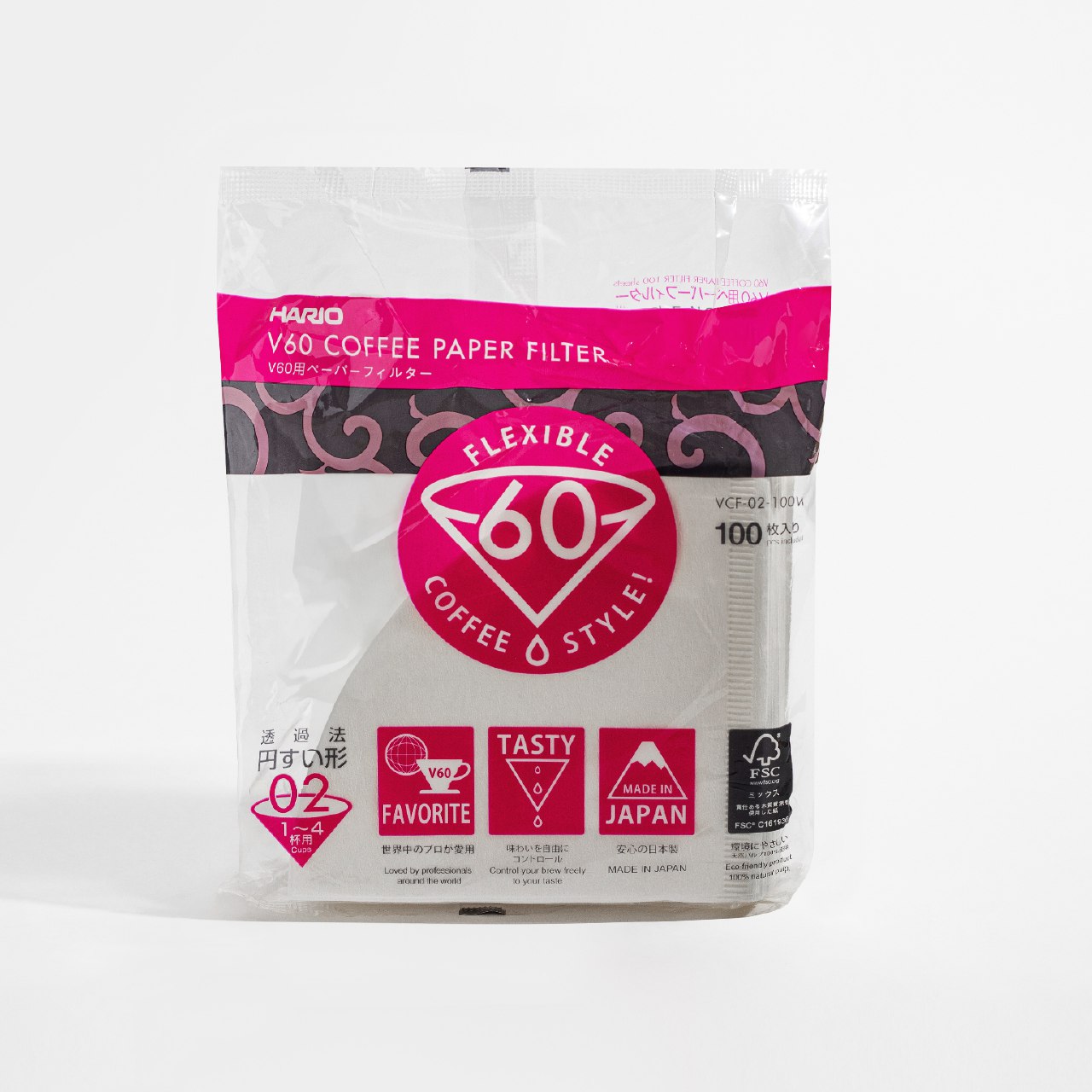 V60 paper filters 100 pcs